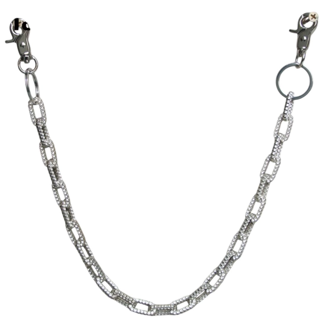 Single Rhinestone Chain - Silver 030