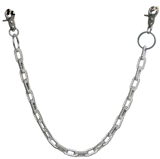 Single Rhinestone Chain - Silver 030