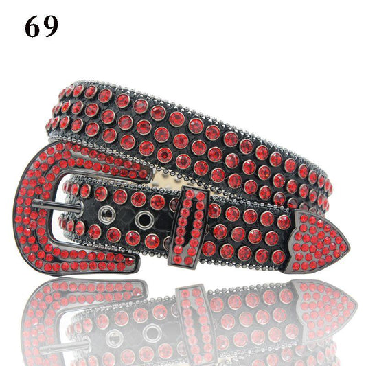 DNA BLACK LEATHER - RED STONE - 69