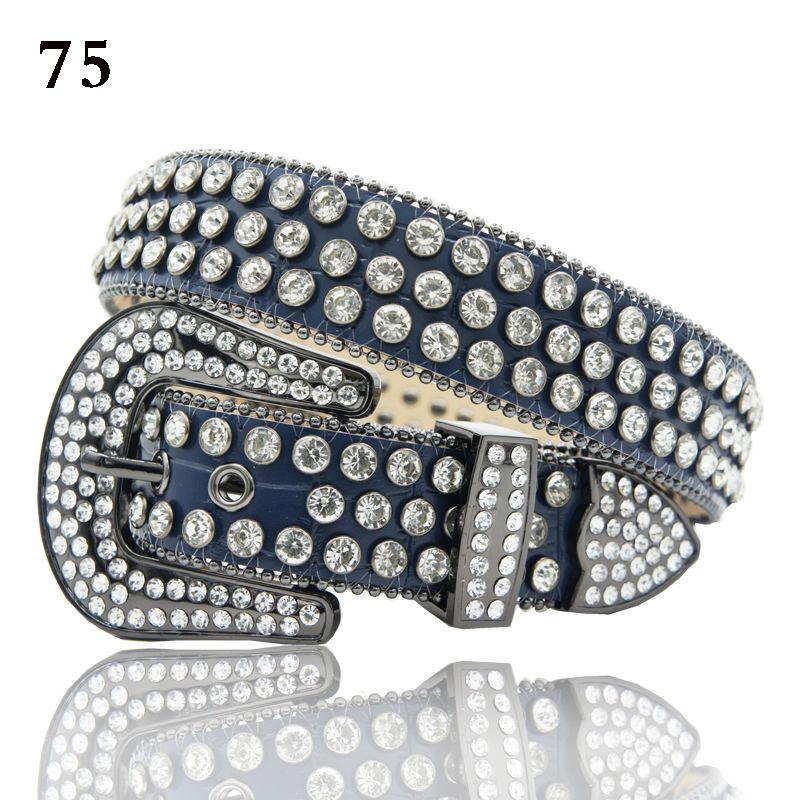 DNA NAVY LEATHER - SILVER STONE - 75