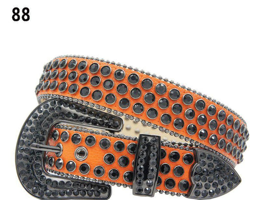 DNA ORANGE LEATHER - BLACK STONE - 88